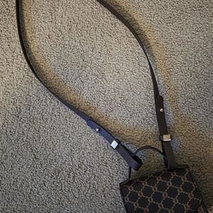 Black and Brown Crossbody Bag
